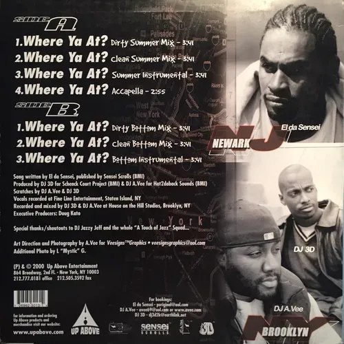 El Da Sensei - Where ya at? (Maxi-Single-US) – Bild 2