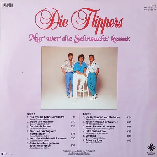 Flippers - Nur wer die Sehnsucht kennt (LP) – Bild 2