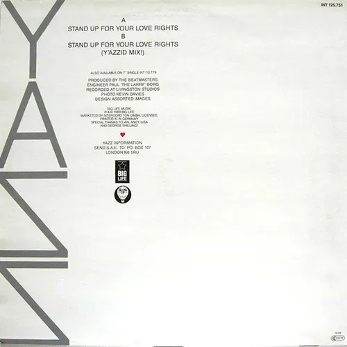 Yazz - Stand up for your love rights (Maxi-Single - RED) – Bild 2
