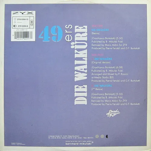 49ers - Die Walküre (Maxi-Single) – Bild 2