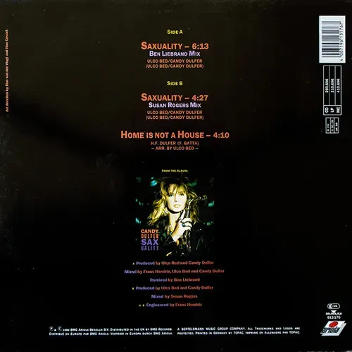 Dulfer Candy - Saxuality (Maxi-Single) – Bild 2