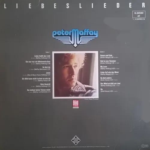 Maffay Peter - Liebeslieder (LP) – Bild 2