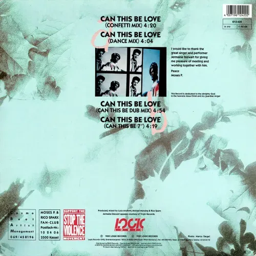 Moses P. - Can this be love (Maxi-Single) – Bild 2