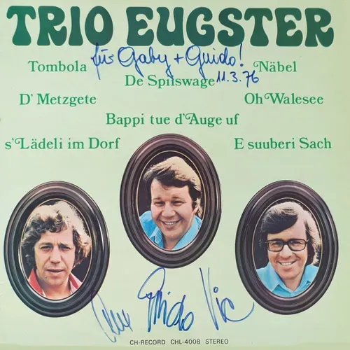 Trio Eugster - Trio Eugster 8 (LP-CH) (Autogramm)