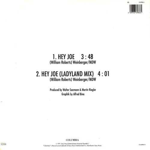 Voya Bee - Hey Joe (Maxi-Single-AT) – Bild 2