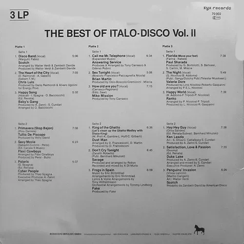 Various - The Best of Italo Disco Vol.2 (3 LP) – Bild 2