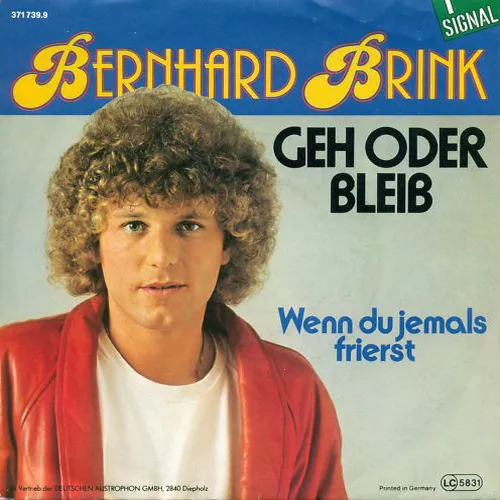 Brink Bernhard - Geh oder bleib (nur Cover)