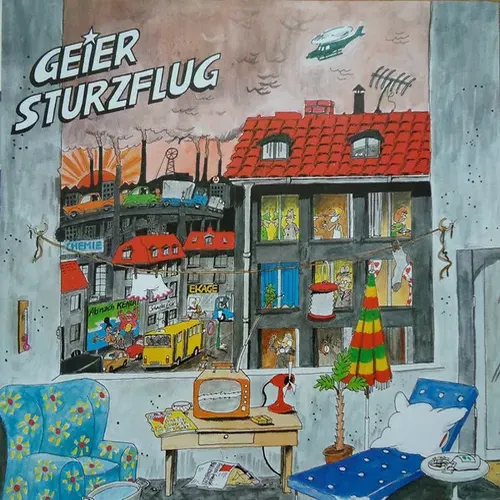 Geier Sturzflug - Heisse Zeiten (LP) – Bild 4