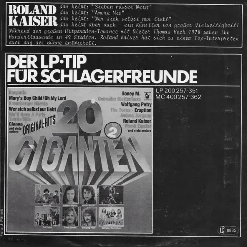 Kaiser Roland - War das eine Nacht (nur Cover) – Bild 2