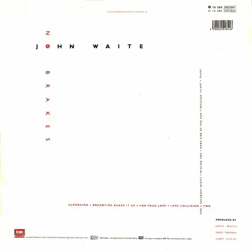 Waite John - No brakes (LP) – Bild 2