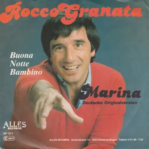 Granata Rocco - Marina / Buona notte bambino (RI - nur Cover)