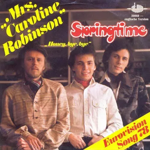 Springtime - Mrs. Caroline Robinson (engl. ges. - EUROV. 1978) (nur Cover)