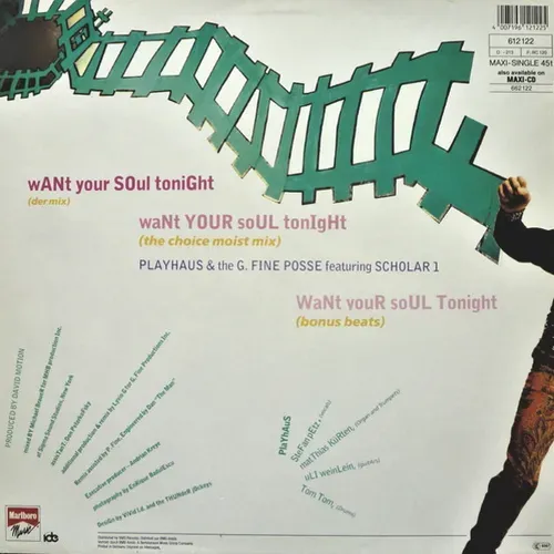 Playhaus - Want your soul tonight (Maxi-Single) – Bild 2