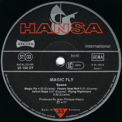 Space - Magic fly (LP) – Bild 3