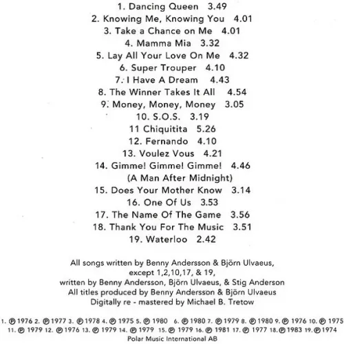 Abba - Gold (CD) – Bild 4