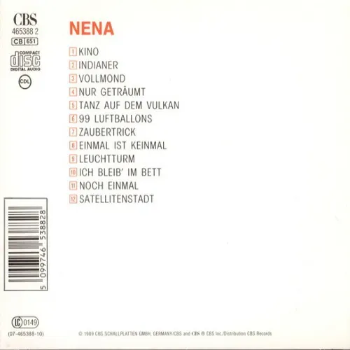 Nena - Nena (CD - Memory Pop Shop) – Bild 2