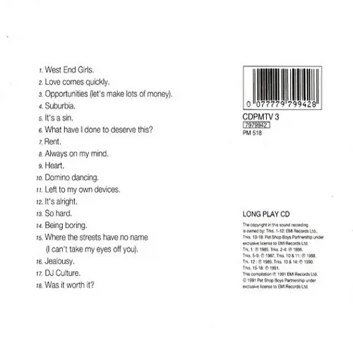 Pet Shop Boys - Discography (CD) – Bild 2