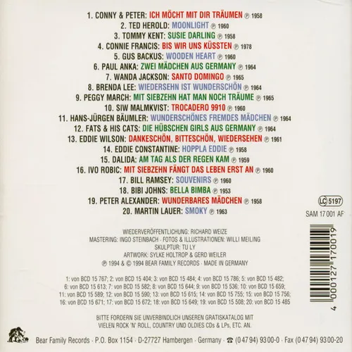 Various Artists - Souvenirs (Bear-Family-CD) – Bild 2