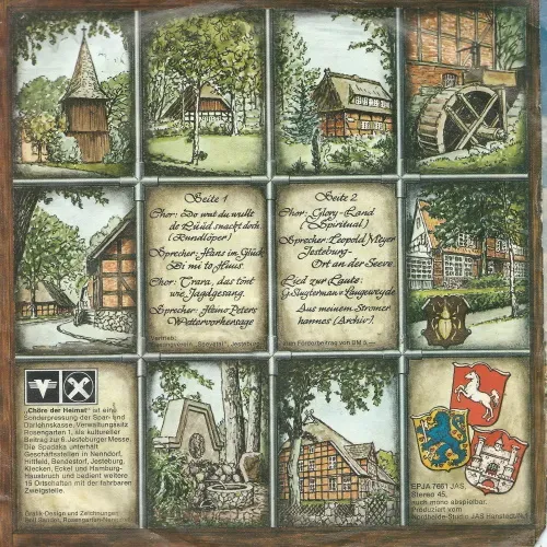 Chöre der Heimat - Grüsse aus Jesteburg in der Nordheide (EP) (Sonderpressung der Spar- u. Darlehnskasse) – Bild 2