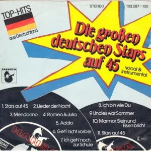 Die grossen deutschen Stars auf 45 - Medley