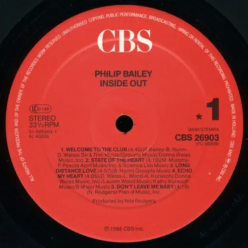 Bailey Philip - Inside out (LP-NL) – Bild 3