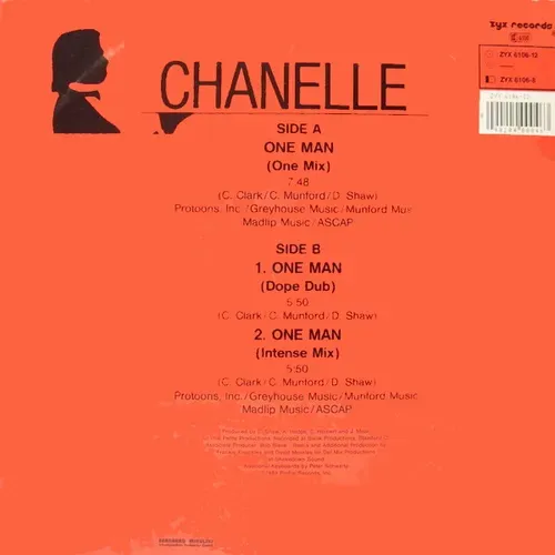 Chanelle - One man (Maxi-Single) – Bild 2