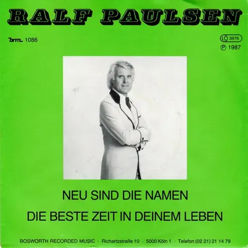 Paulsen Ralf - Neu sind die Namen