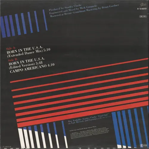 Clarke Stanley Band - Born in the U.S.A. (Maxi-Single-NL) – Bild 2