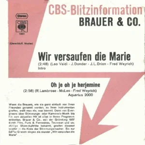 Brauer & Co - Wir versaufen die Marie (Promo)