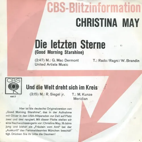 May Christina - Die letzten Sterne (Promo)