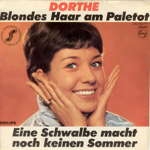 Dorthe - Blondes Haar am Paletot (nur Cover)