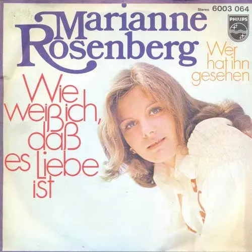 Rosenberg Marianne - Wie weiss ich, dass es Liebe ist (nur Cover)