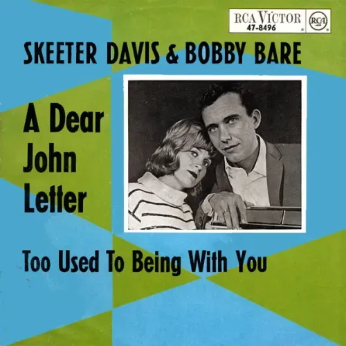 Skeeter Davis & Bare Bobby - A dear John letter (nur Cover)