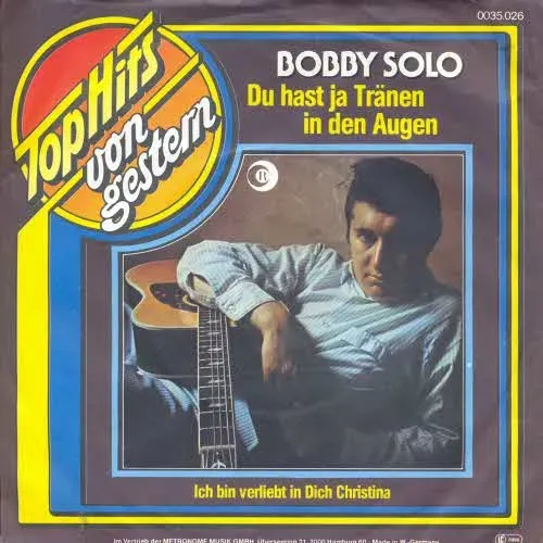Solo Bobby - Du hast ja Tränen in den Augen (RI - nur Cover)