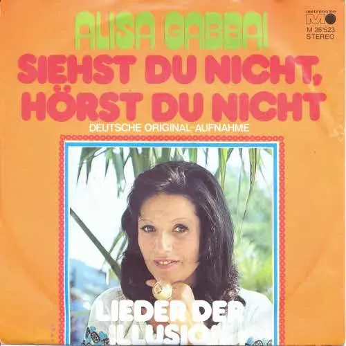 Gabbai Alisa - Siehst du nicht, hörst du nicht (nur Cover)