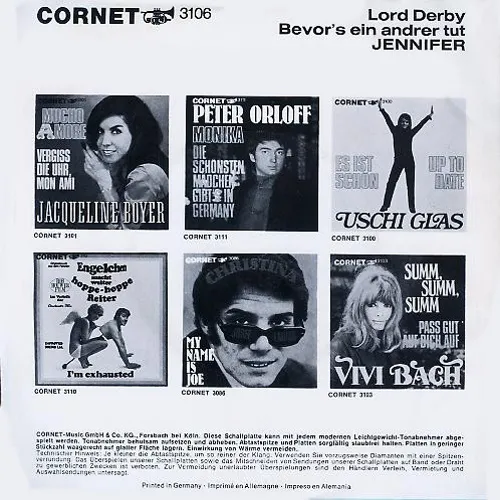 Jennifer - Lord Derby (nur Cover) – Bild 2