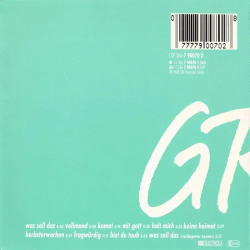 Grönemeyer Herbert - Ö (CD) – Bild 2