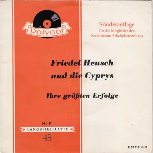 Hensch Friedel & Cyprys - Ihre grössten Erfolge (EP)