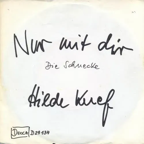 Knef Hildegard - Nur mit dir
