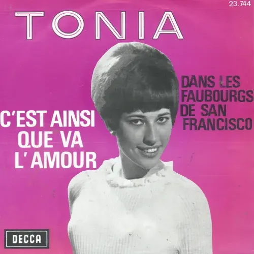 Tonia - C'est ainsi que va L'amour (belg. Pressung)