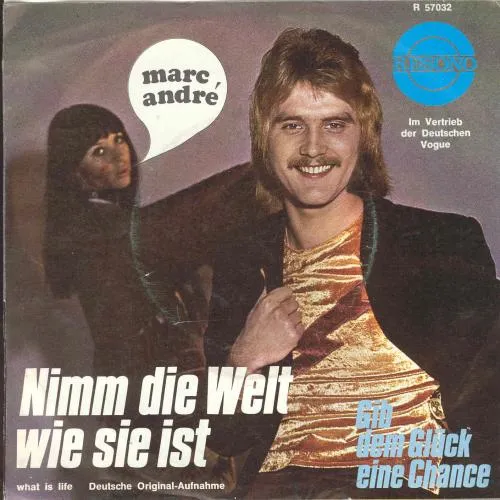 Andre Marc - Nimm die Welt wie sie ist (nur Cover)