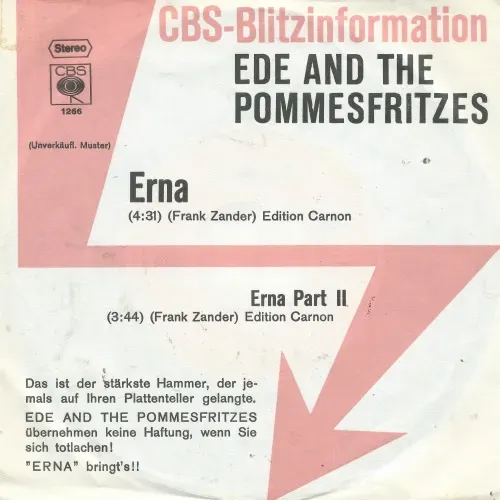 Ede & Pommesfritzes - Erna (Promo-Cover)