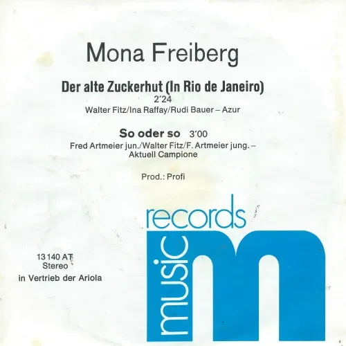 Freiberg Mona - Der alte Zuckerhut (Promo Cover)