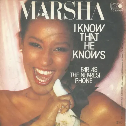 Hunt Marsha - I know that he knows (nur Cover)