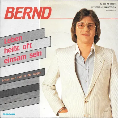 Bernd - Leben heisst oft einsam sein