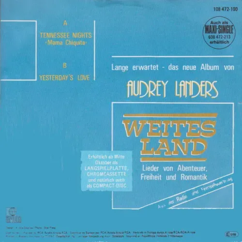 Landers Audrey - Tennessee nights (Mama Chiquita) – Bild 2