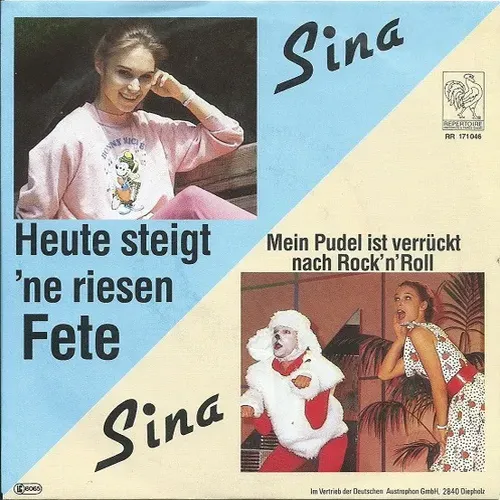 Sina - Heute steigt 'ne Riesenfete