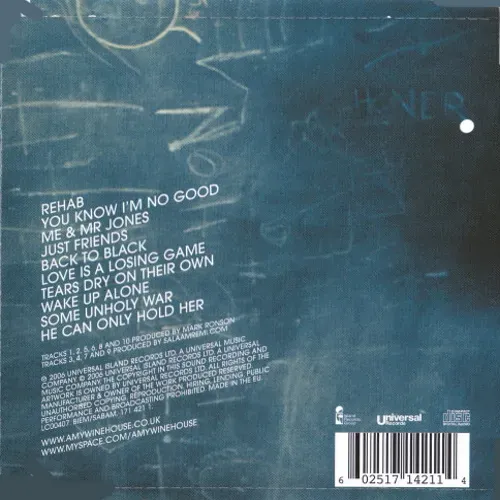 Winehouse Amy - Back to black (CD) – Bild 2