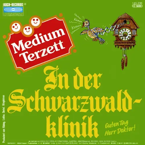 Medium Terzett - In der Schwarzwaldklinik (nur Cover-AT)