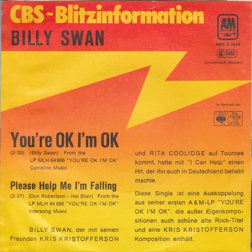 Swan Billy - You're ok I'm ok (Promo) – Bild 2